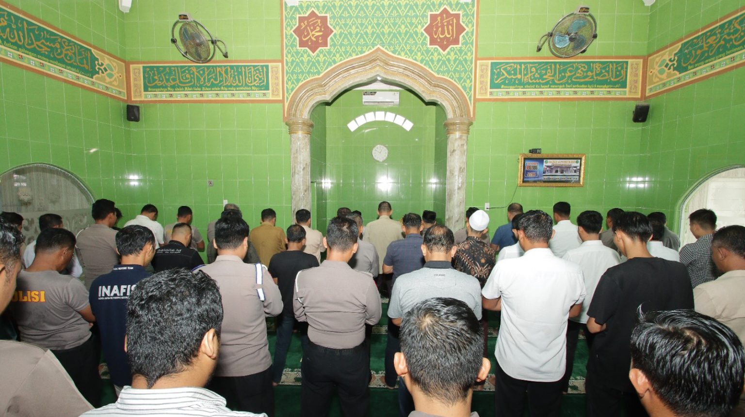 Polres Sergai Gelar Sholat Ghoib untuk Tiga Anggota Polri yang Gugur di Way Kanan Lampung