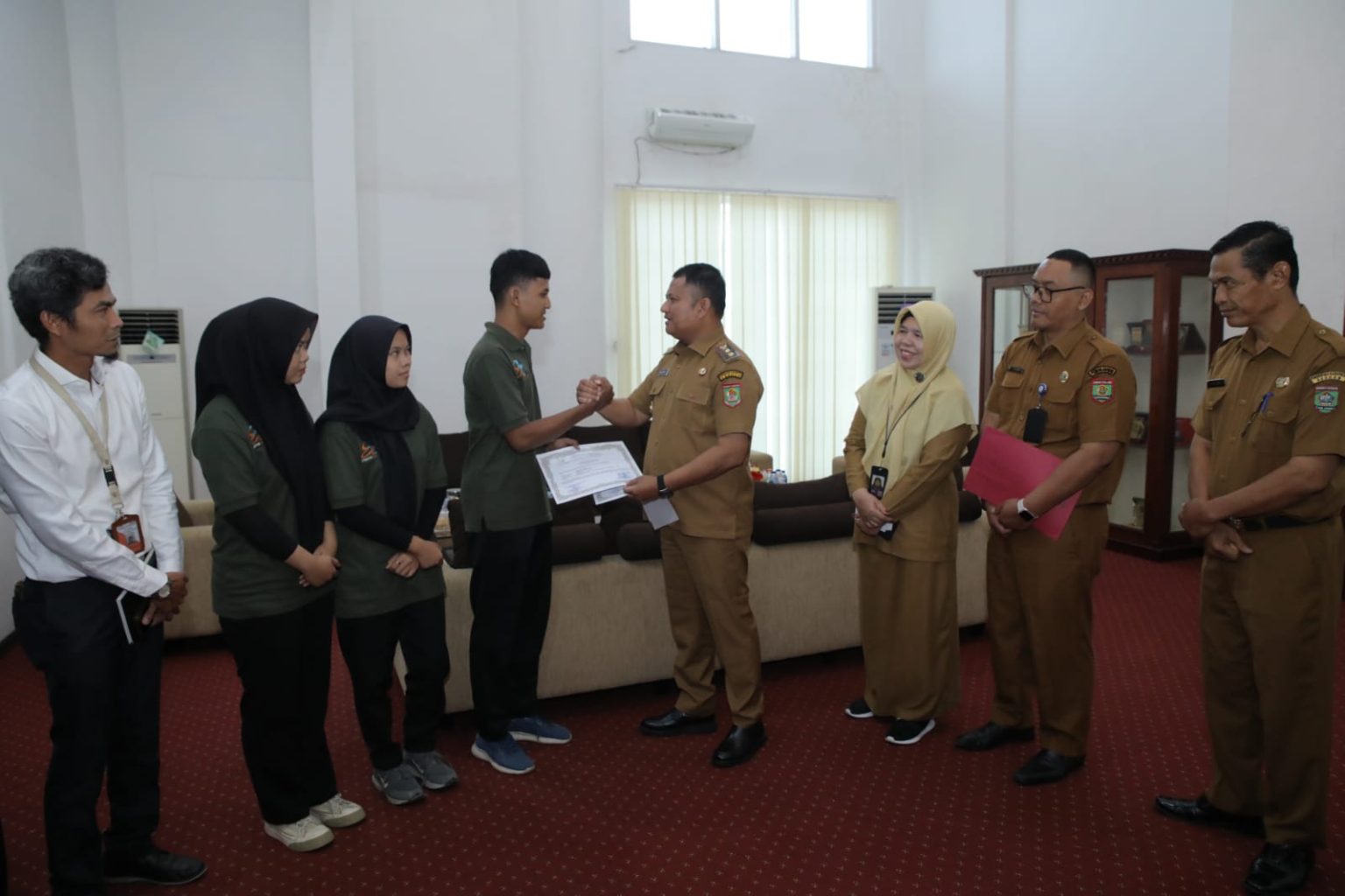 Dilepas Wakil Bupati, 3 Warga Asahan Magang Kerja Ke Jepang