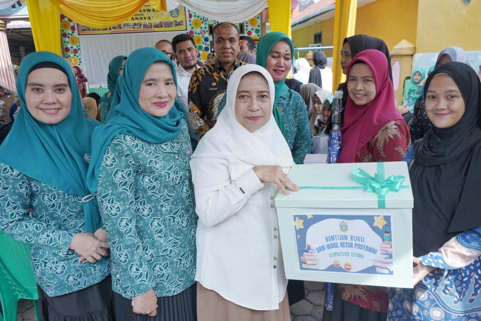 Wakil Ketua TP PKK Sumut Kunjungi Posyandu dan PAUD Di Asahan