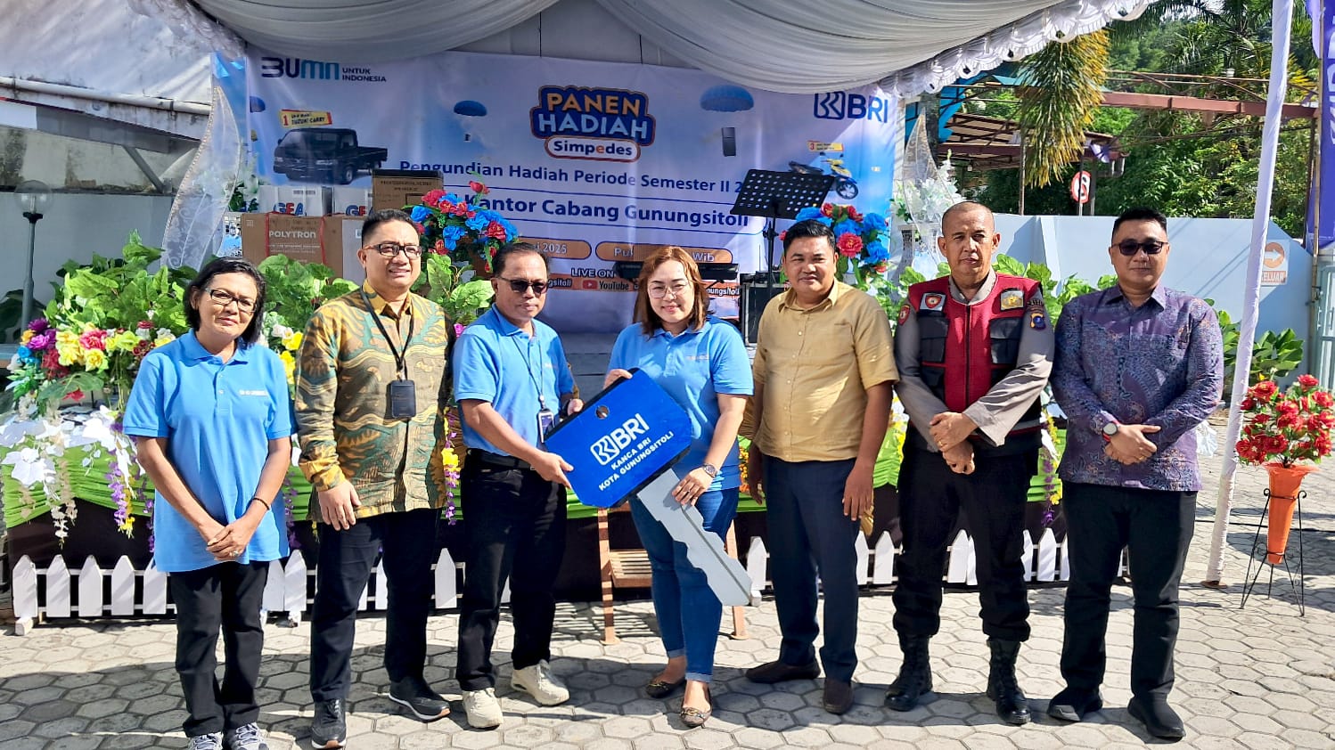 BRI Branch Office Gunungsitoli Gelar Penarikan Hadiah Simpedes Semester 2 Tahun 2024