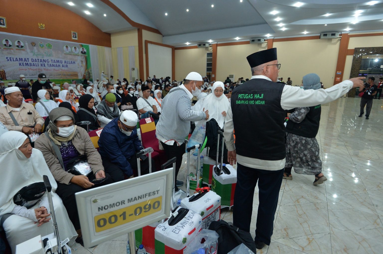 359 Jemaah Haji Kloter I Tiba di Medan