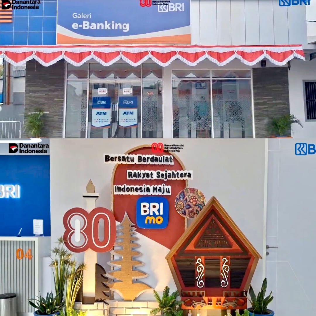 Sambut HUT RI ke-80, BRI BO Kisaran Semarak dengan Dekorasi Bernuansa Budaya