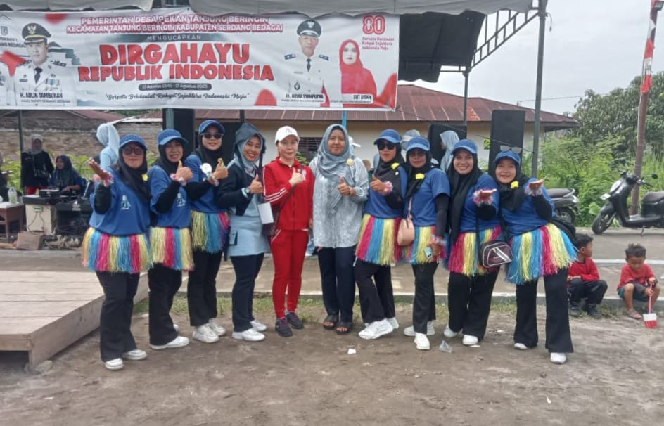 Perlombaan Senam Sehat Aisah Penuh Semangat HUT RI ke-80 Tahun 2025